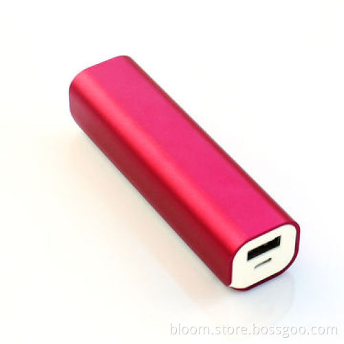 2,600mAh Aluminum Mobile Power Bank with Overcharge and Over-discharge ProtectionsNew